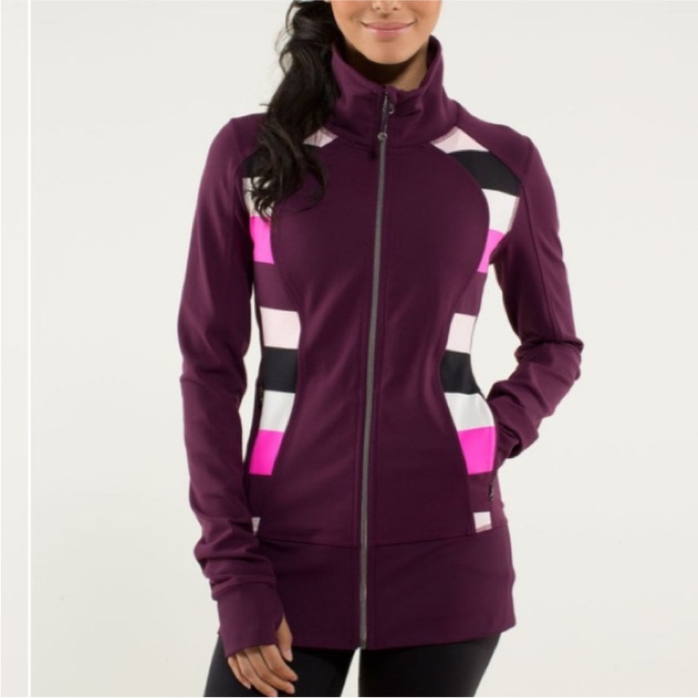 Lululemon Nice Asana Jacket Plum